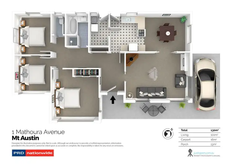 Floorplan of Homely house listing, 1 Mathoura Avenue, Mount Austin NSW 2650