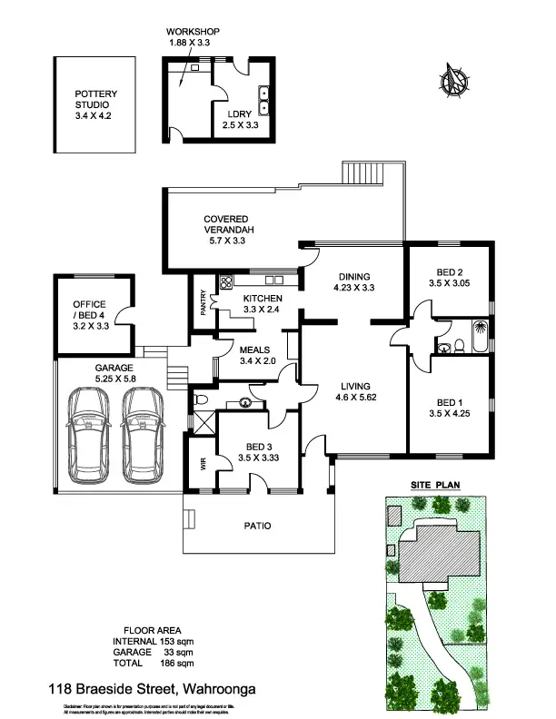 Floorplan of Homely house listing, 118 Braeside St, Wahroonga NSW 2076