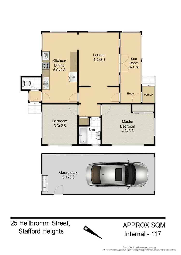 Floorplan of Homely house listing, 25 Heilbromm Street, Stafford Heights QLD 4053