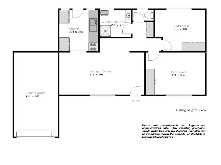 Floorplan of Homely house listing, 8/17 Steven Street, Mildura VIC 3500