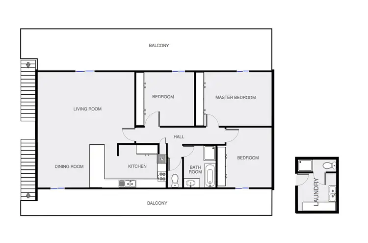Floorplan of Homely house listing, 147 Darling Street, Wentworth NSW 2648