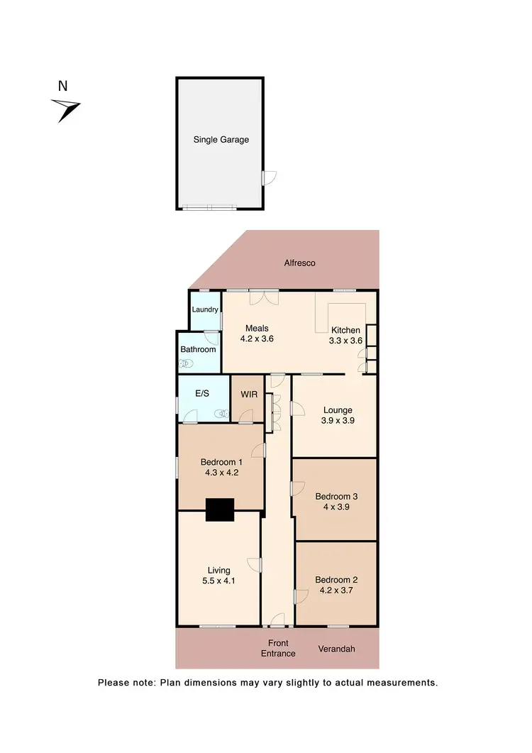 Floorplan of Homely house listing, 47 Loch Avenue, Ballarat Central VIC 3350