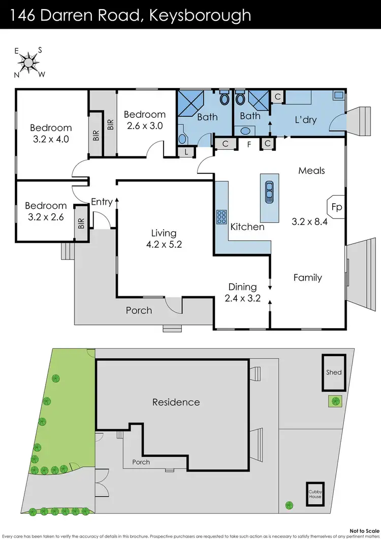 Floorplan of Homely house listing, 146 Darren Road, Keysborough VIC 3173