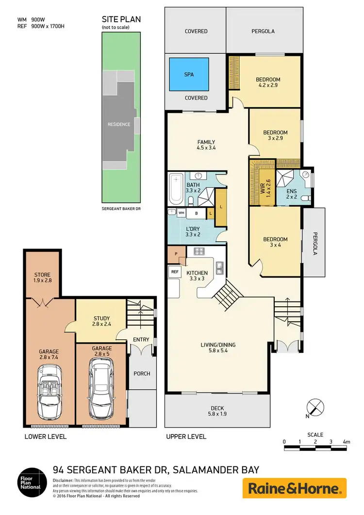 Floorplan of Homely house listing, 94 Sergeant Baker Drive, Corlette NSW 2315
