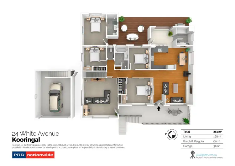 Floorplan of Homely house listing, 24 White Avenue, Kooringal NSW 2650