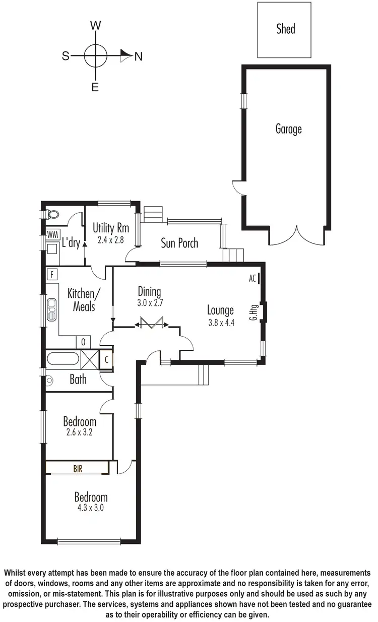 Floorplan of Homely house listing, 23 William Street, Oakleigh VIC 3166