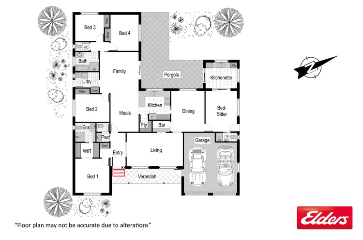 Floorplan of Homely house listing, 40 Summerville Crescent, Florey ACT 2615