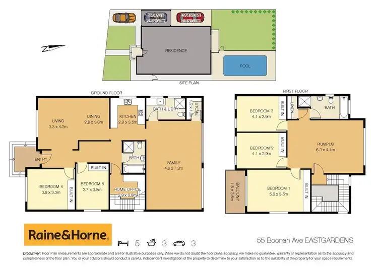 Floorplan of Homely house listing, 55 Boonah Avenue, Eastgardens NSW 2036