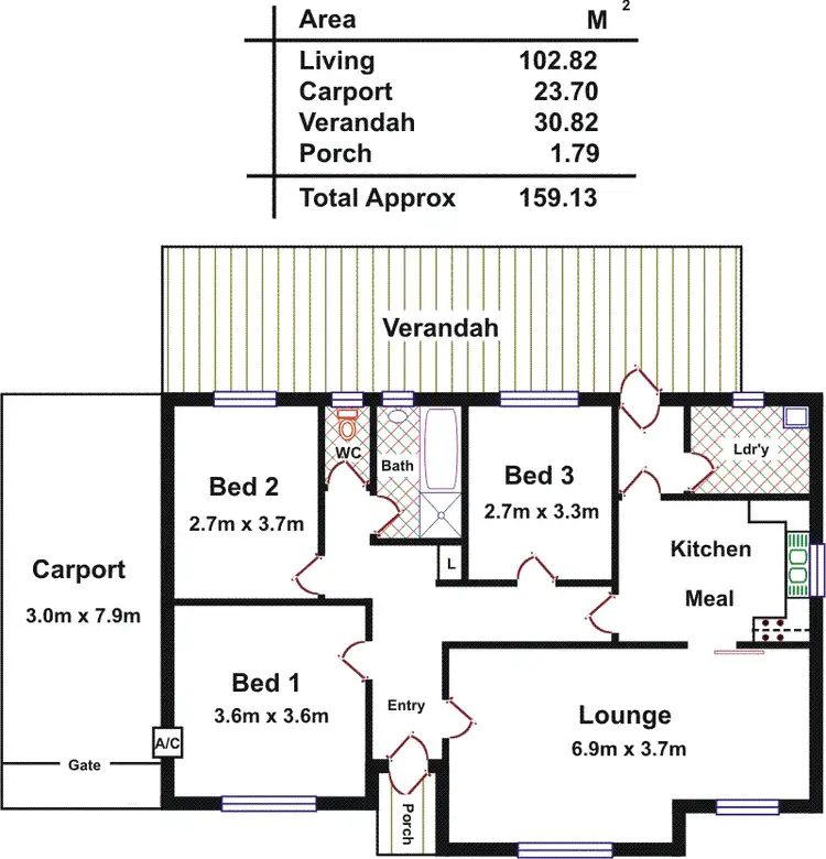 Floorplan of Homely house listing, 4 Robert Road, Hillbank SA 5112