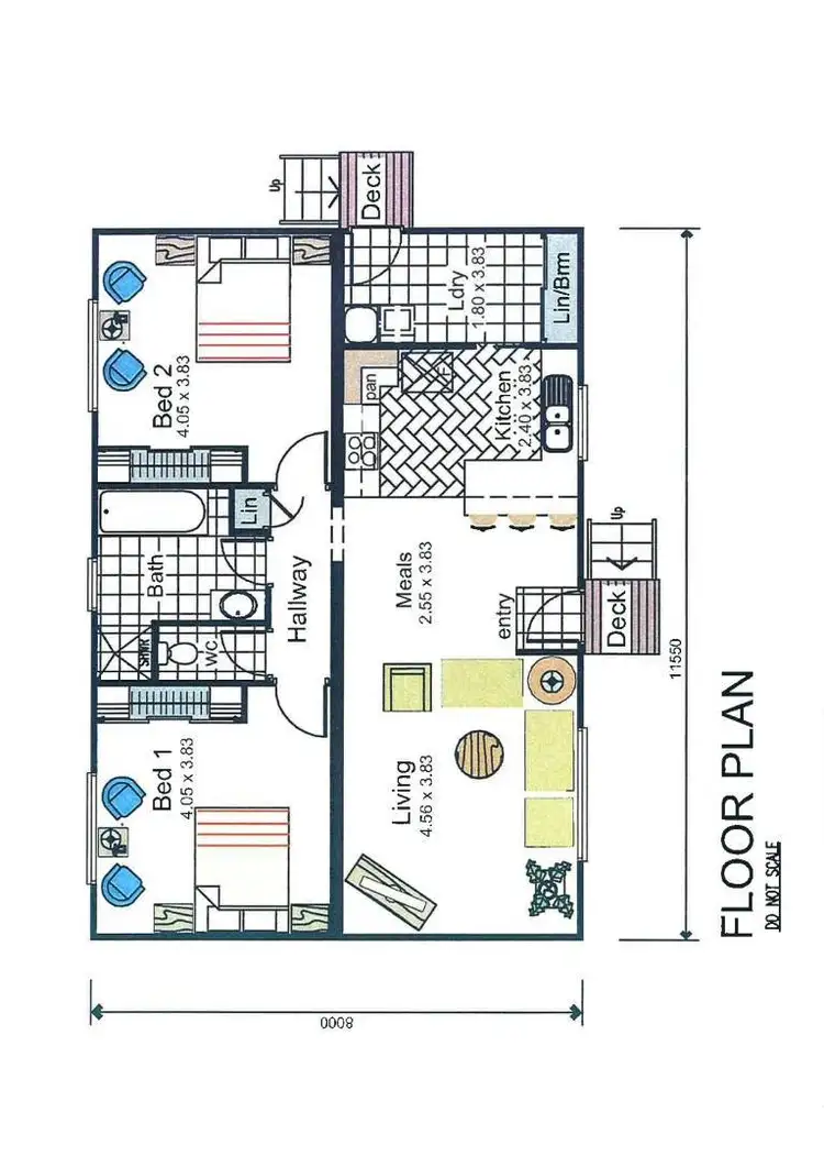 Floorplan of Homely rural property listing, 1872 Windeyer Road, Mudgee NSW 2850