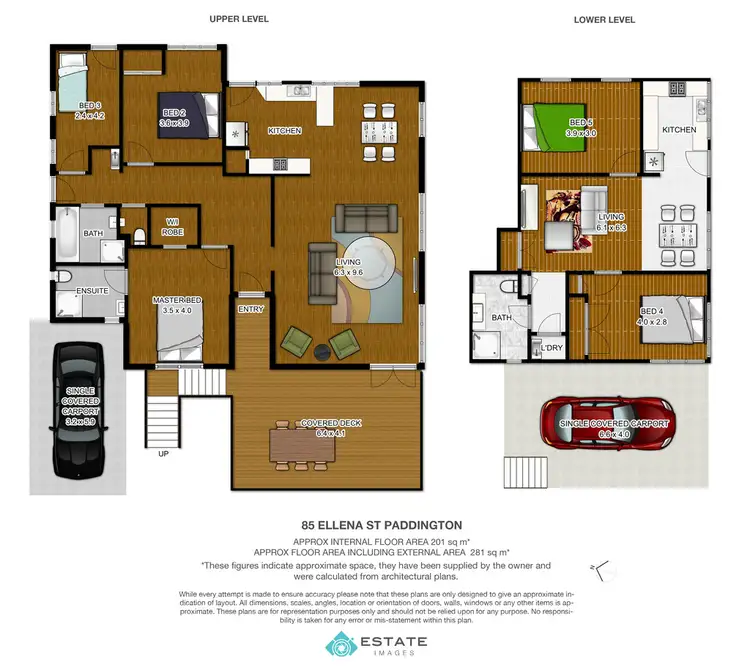 Floorplan of Homely house listing, 85 Ellena Street, Paddington QLD 4064
