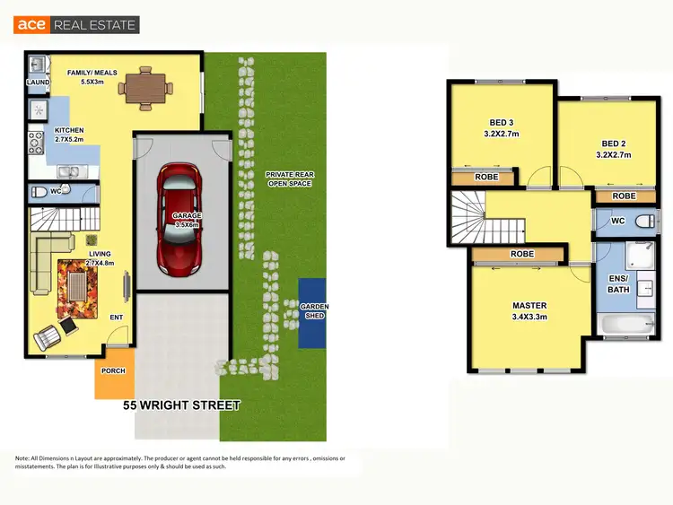 Floorplan of Homely house listing, 55 Wright Street, Laverton VIC 3028