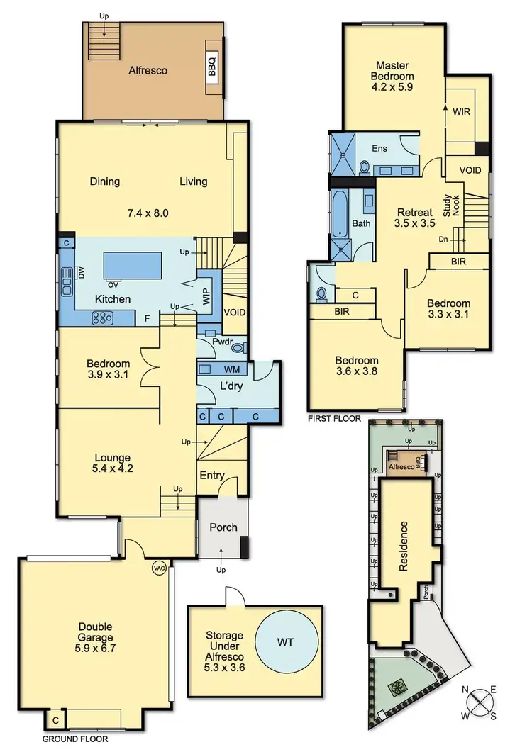 Floorplan of Homely house listing, 60a Lebanon Street, Strathmore VIC 3041