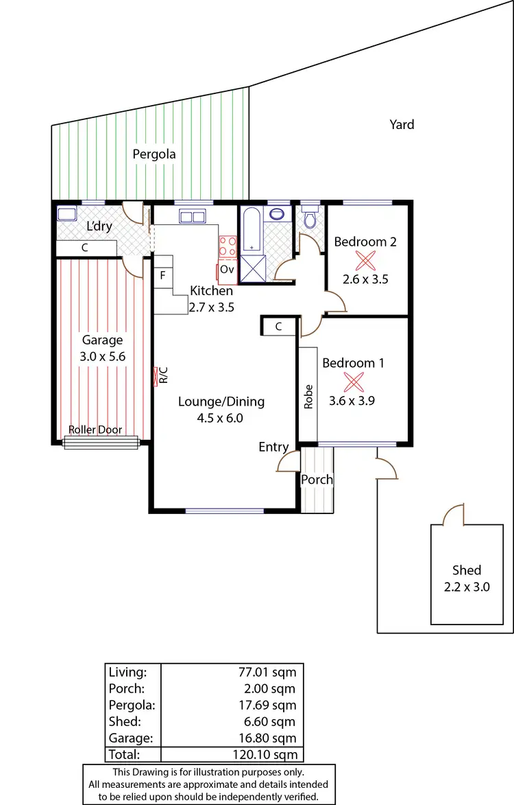 Floorplan of Homely unit listing, 4/15 Musgrave Avenue, West Hindmarsh SA 5007