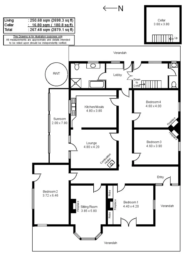 Floorplan of Homely house listing, Lot 44 Dunn's Range Road, Clare SA 5453