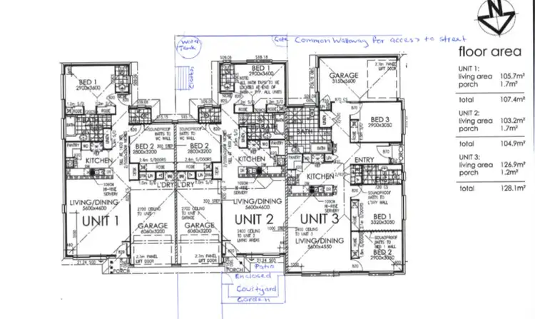 Floorplan of Homely unit listing, 2/14 Sunning Street (cnr Wapiti Street), Kearneys Spring QLD 4350
