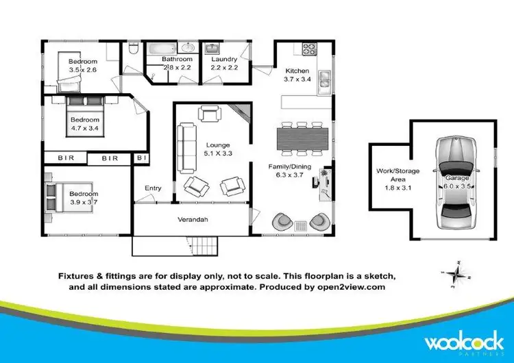 Floorplan of Homely house listing, 15 Braeside St, Prospect TAS 7250