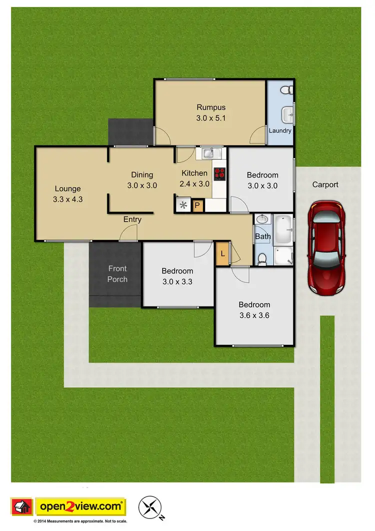Floorplan of Homely house listing, 77 Captain Cook Drive, Willmot NSW 2770