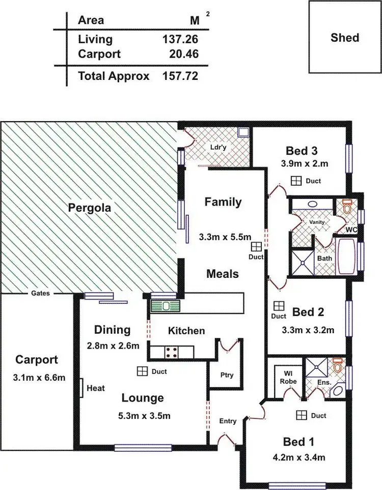 Floorplan of Homely house listing, 4 Covernton Avenue, Gawler East SA 5118