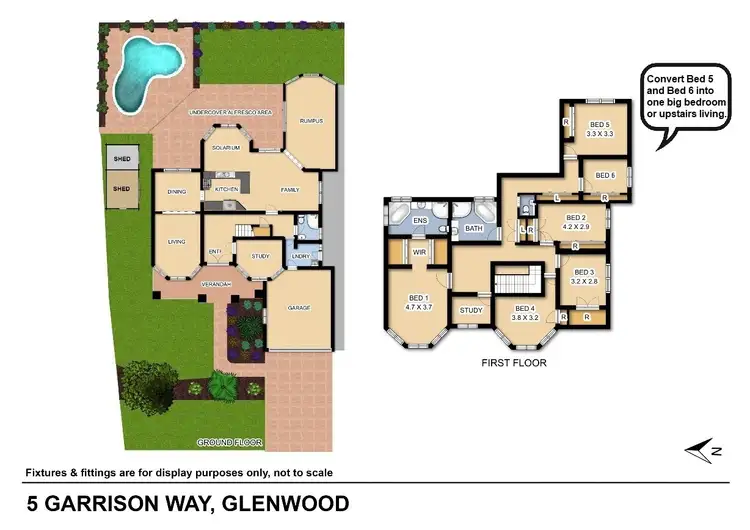 Floorplan of Homely house listing, 5 Garrison Way, Glenwood NSW 2768