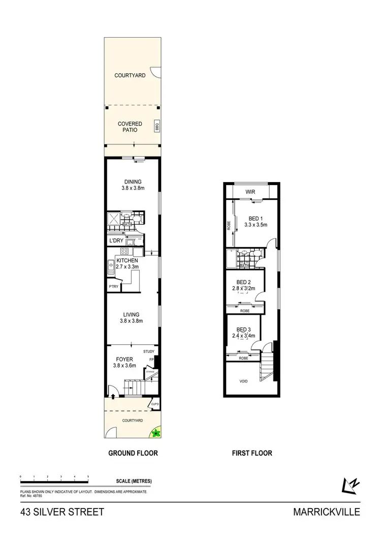 Floorplan of Homely house listing, 43 Silver Street, Marrickville NSW 2204