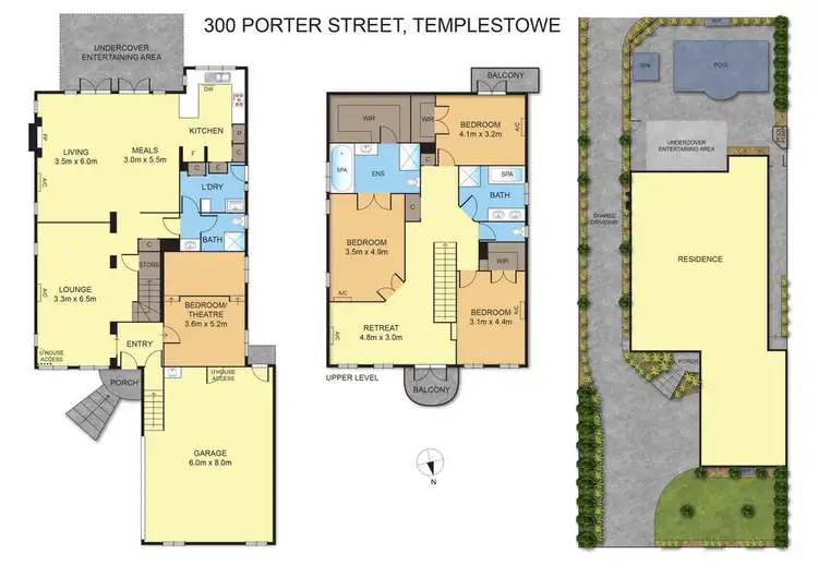 Floorplan of Homely house listing, 300 Porter Street, Templestowe VIC 3106