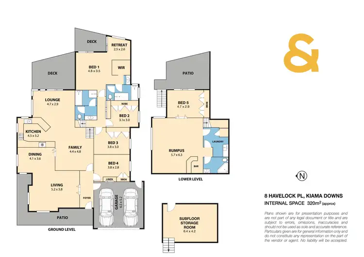 Floorplan of Homely house listing, 8 Havelock Place, Kiama Downs NSW 2533