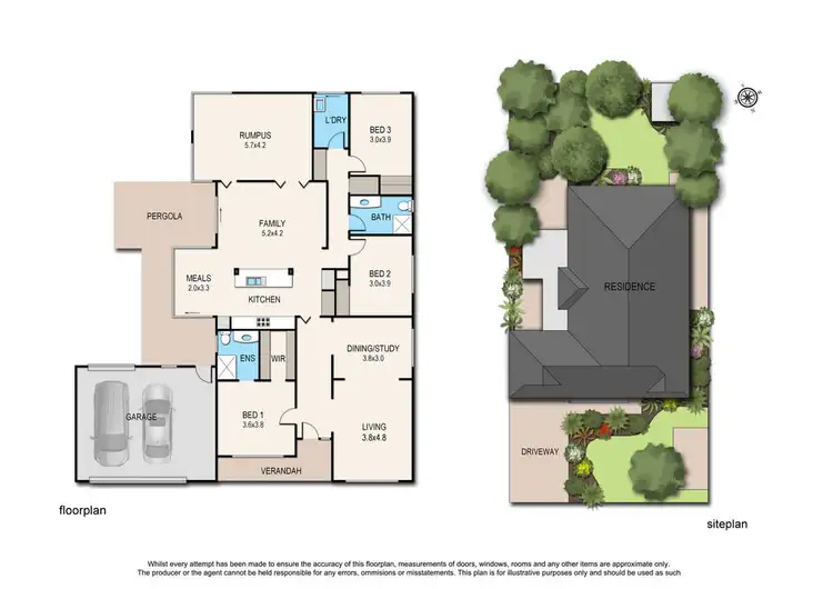 Floorplan of Homely house listing, 9 Sorrento Avenue, Berwick VIC 3806