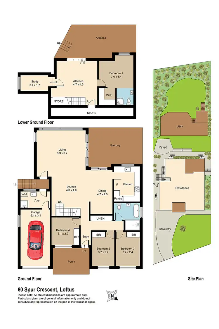 Floorplan of Homely house listing, 60 Spur Crescent, Loftus NSW 2232