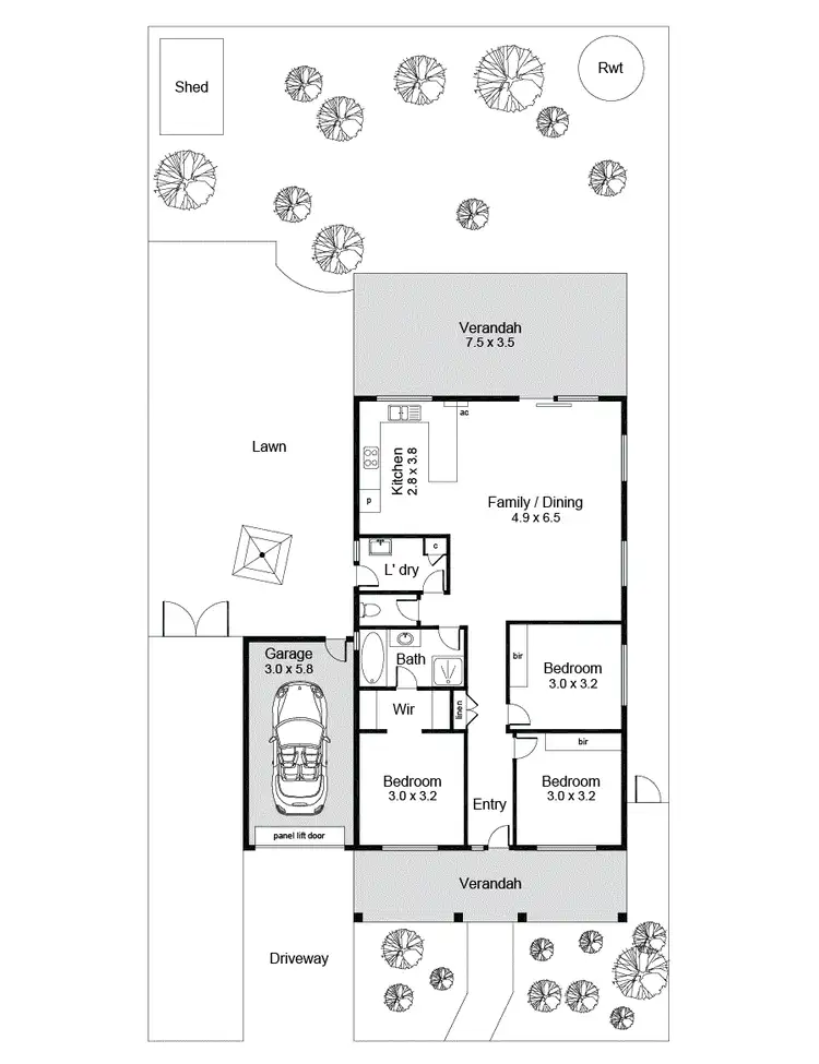 Floorplan of Homely house listing, 52 Indigo Court, Aldinga Beach SA 5173