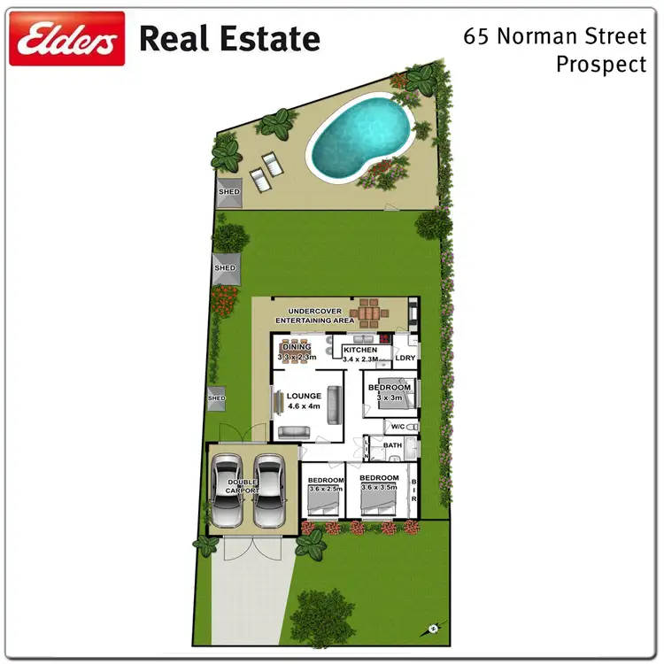 Floorplan of Homely house listing, 65 Norman Street, Prospect NSW 2148