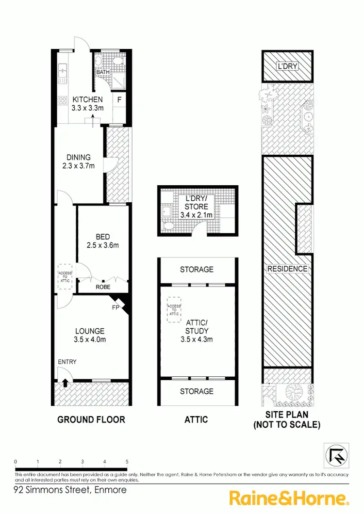 Floorplan of Homely house listing, 92 Simmons Street, Newtown NSW 2042