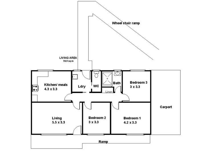 Floorplan of Homely house listing, 9 Jones Street, Berri SA 5343