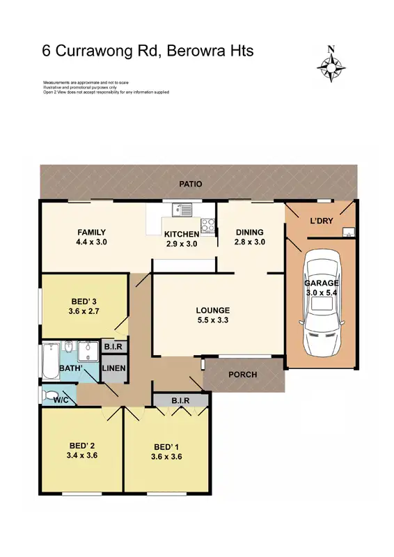 Floorplan of Homely house listing, 6 Currawong Road, Berowra Heights NSW 2082