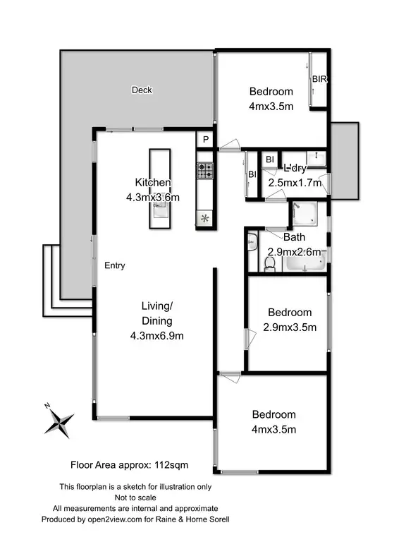 Floorplan of Homely house listing, 196 Carlton River Road, Carlton TAS 7173