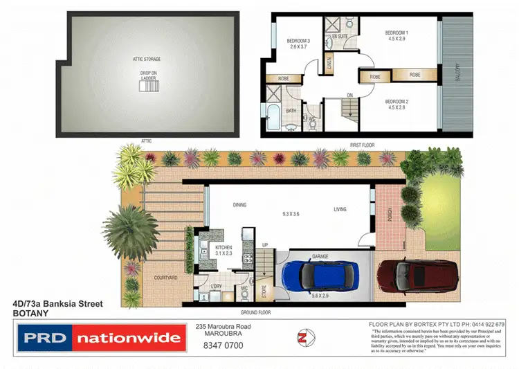 Floorplan of Homely townhouse listing, 4D/73A Banksia Street, Botany NSW 2019