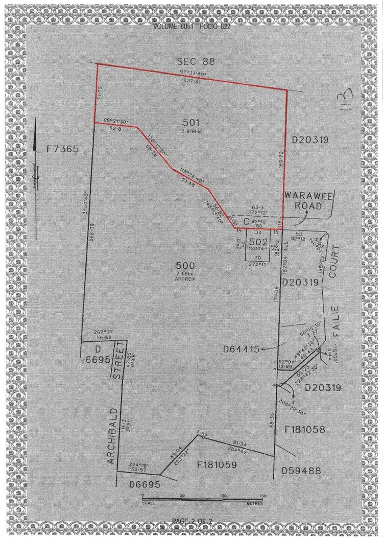 Floorplan of Homely rural property listing, Lot 501 Hundred of Haines, American River SA 5221