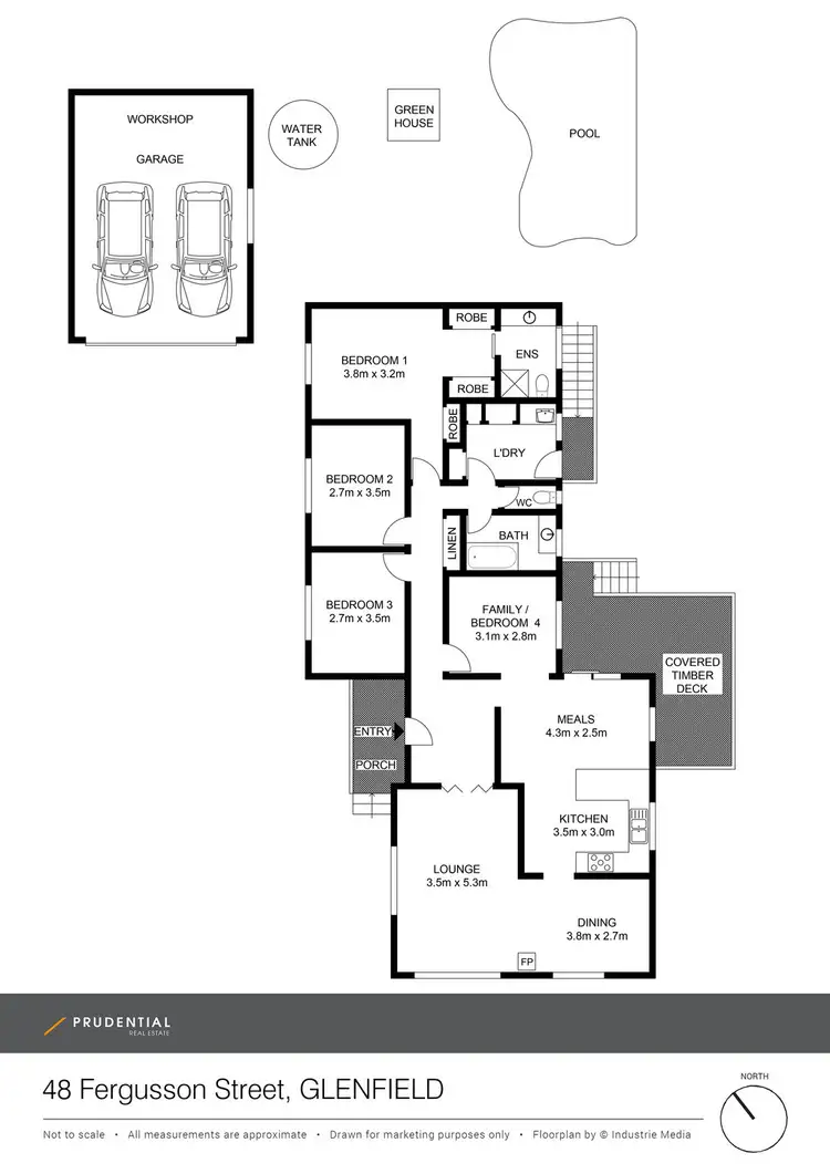 Floorplan of Homely house listing, 48 Fergusson Street, Glenfield NSW 2167