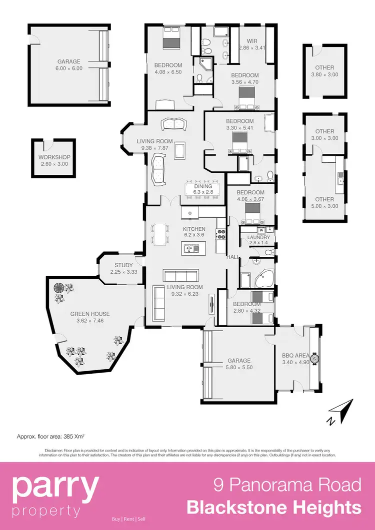 Floorplan of Homely house listing, 9 Panorama Road, Blackstone Heights TAS 7250