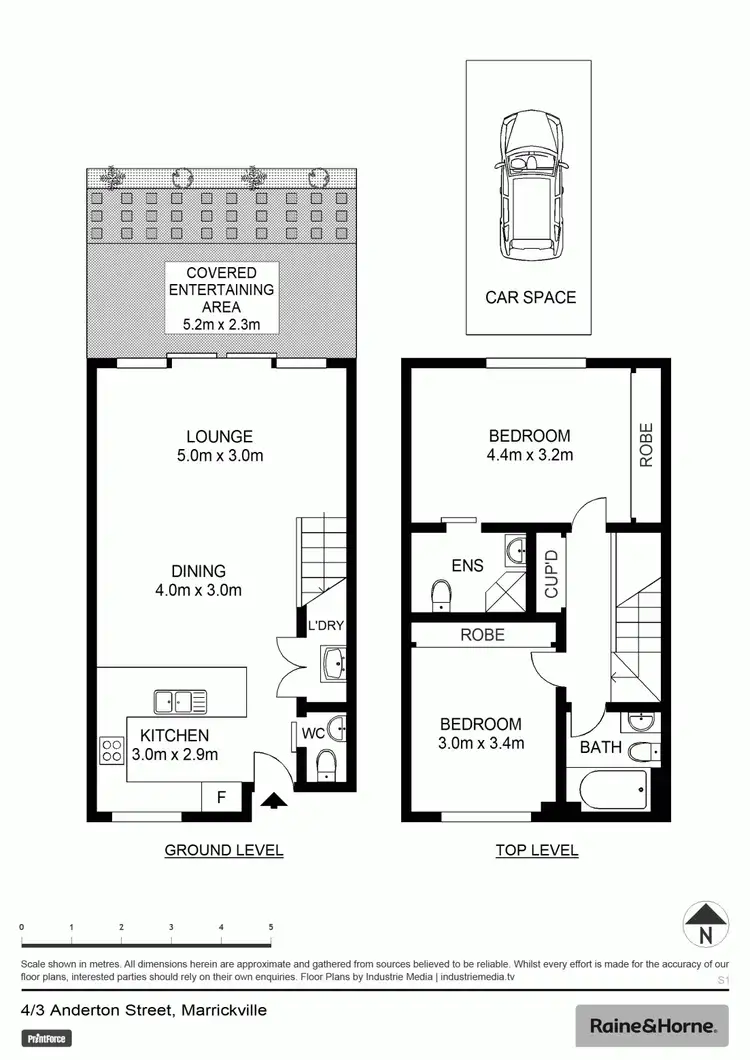 Floorplan of Homely house listing, 4/3 Anderton Street, Marrickville NSW 2204