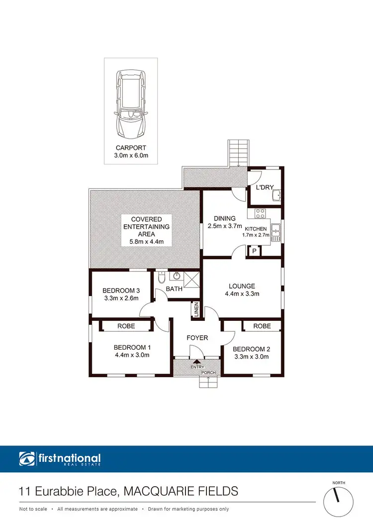 Floorplan of Homely house listing, 11 Eurabbie Place, Macquarie Fields NSW 2564