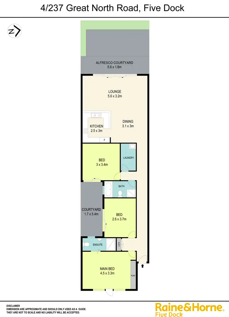 Floorplan of Homely apartment listing, 4/237 Great North Rd, Five Dock NSW 2046