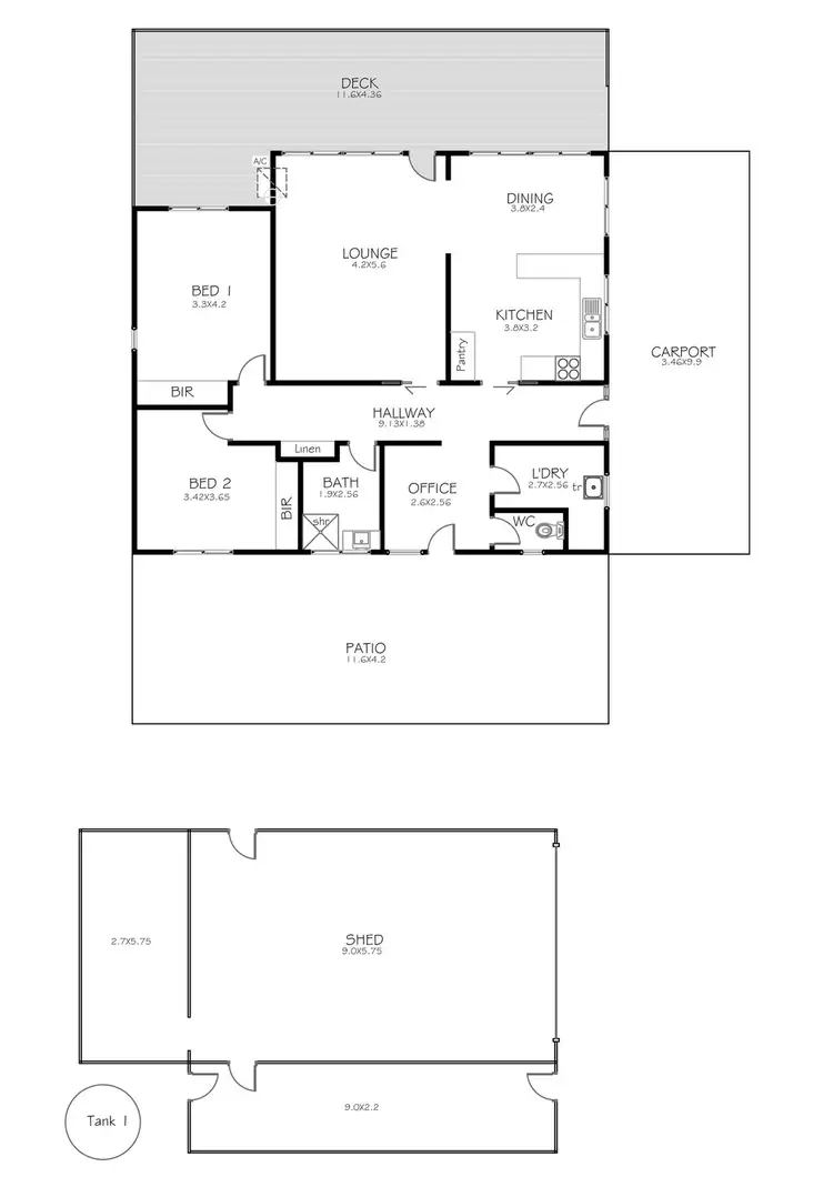 Floorplan of Homely house listing, 23 Gledstanes Terrace, Port Lincoln SA 5606