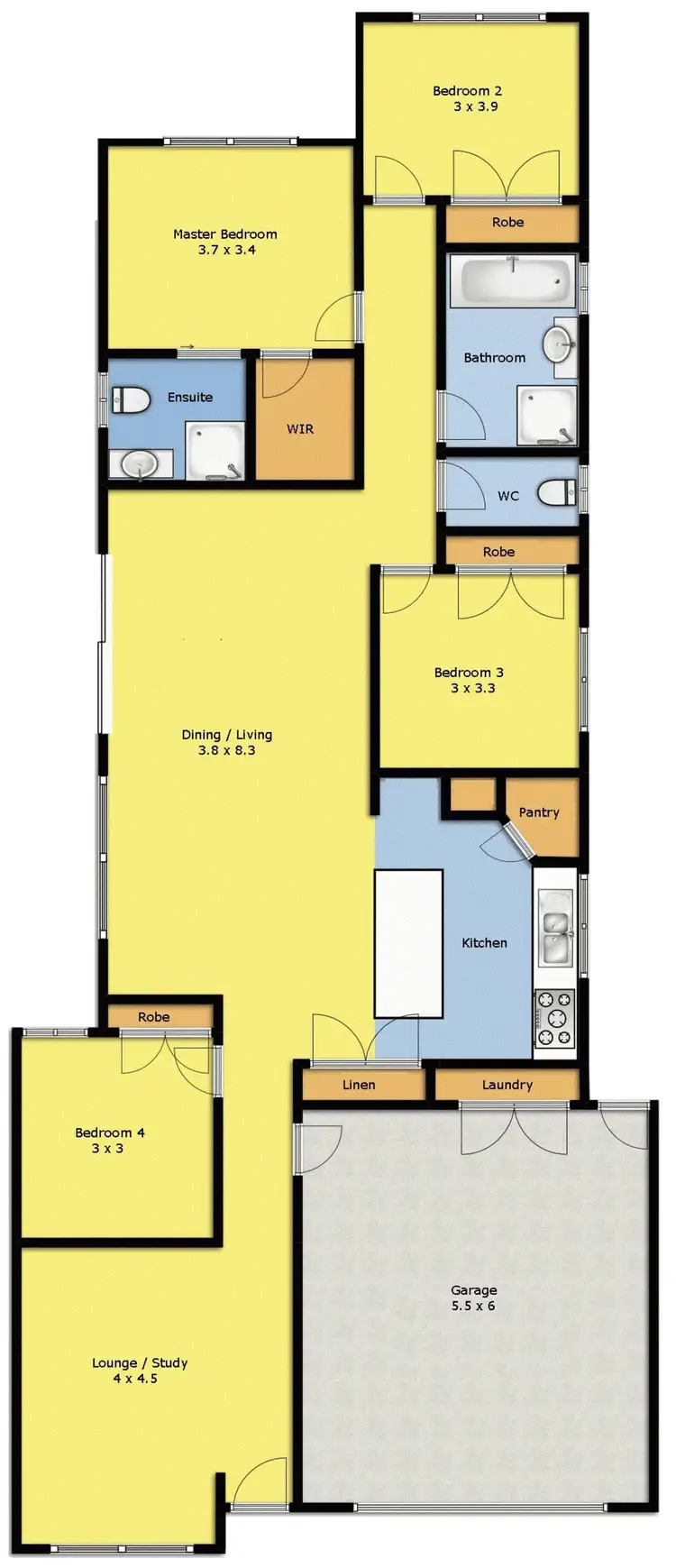 Floorplan of Homely house listing, 22A Stable Drive, Truganina VIC 3029