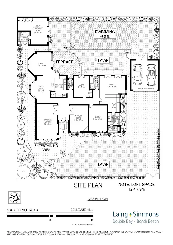 Floorplan of Homely house listing, 106 Bellevue Road, Bellevue Hill NSW 2023