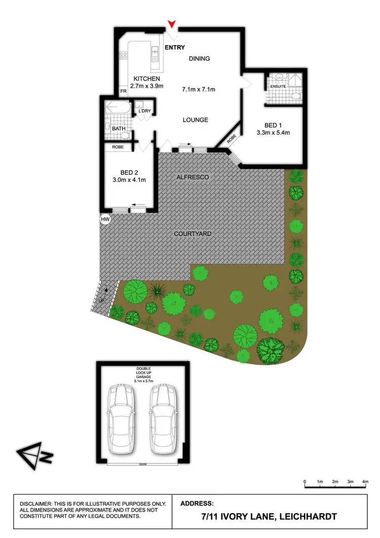 Floorplan of Homely apartment listing, 17/1 Ivory Lane, Leichhardt NSW 2040