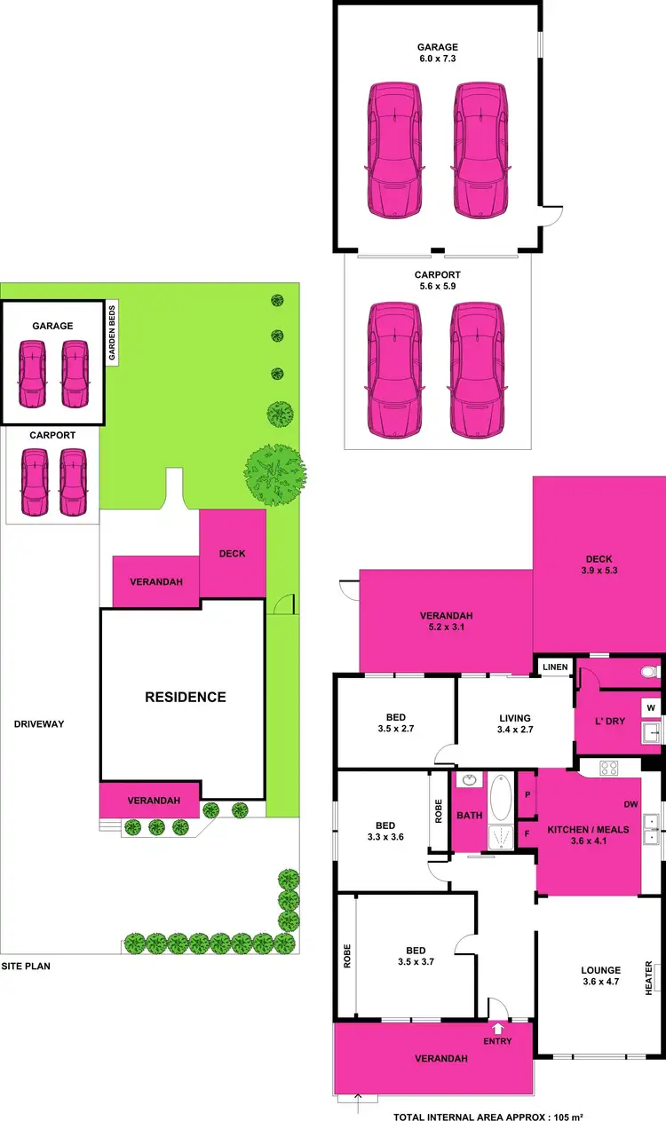 Floorplan of Homely house listing, 11 Fellmongers Road, Breakwater VIC 3219
