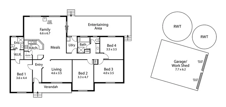 Floorplan of Homely house listing, 1324 Bull Creek Road, Ashbourne SA 5157