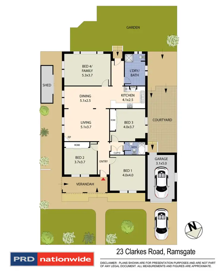 Floorplan of Homely house listing, 23 Clarkes Road, Ramsgate NSW 2217