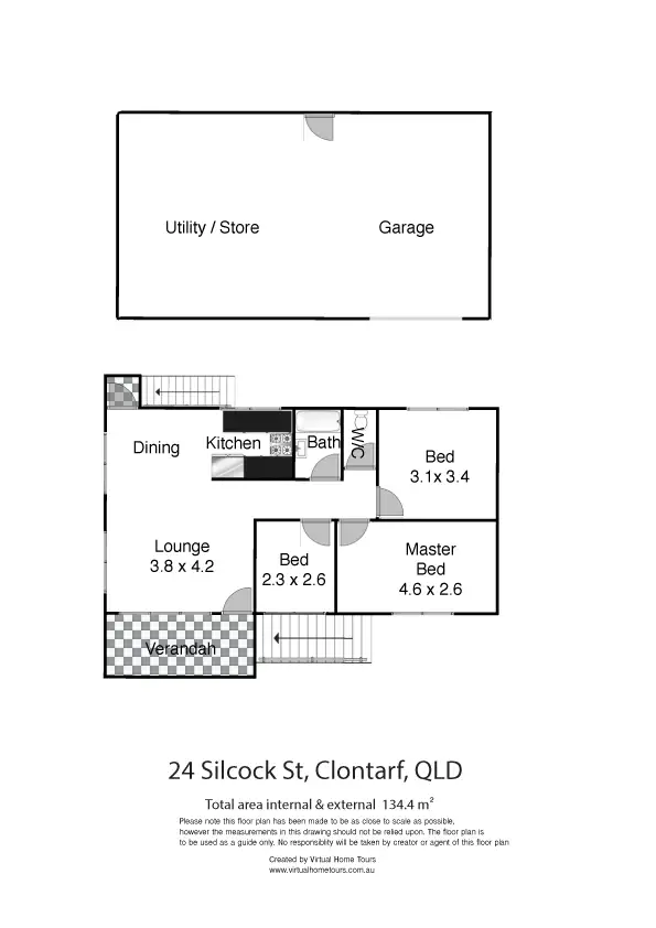 Floorplan of Homely house listing, 24 Silcock Street, Clontarf QLD 4019